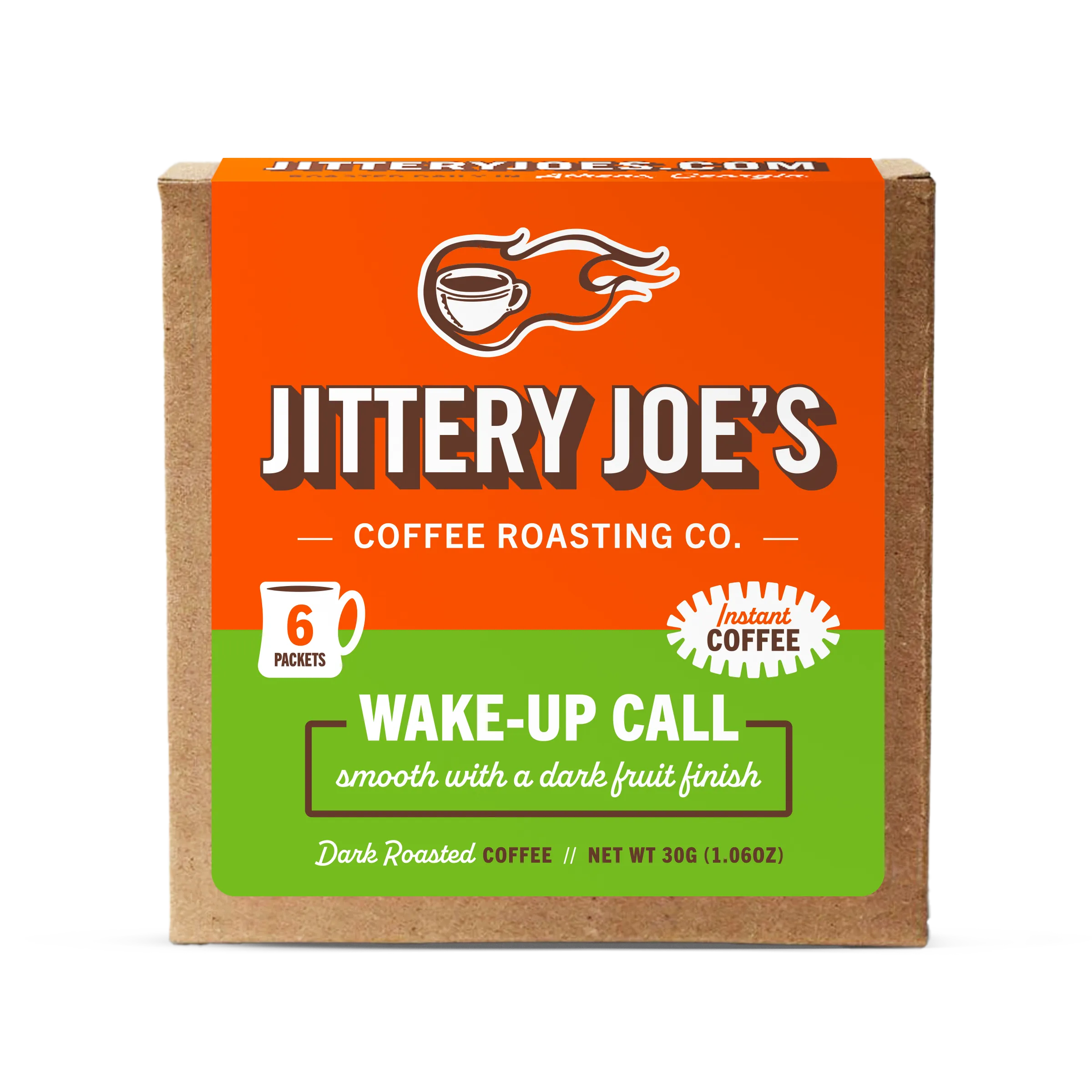 Wake Up Call Instant Coffee – Jittery Joe's Coffee