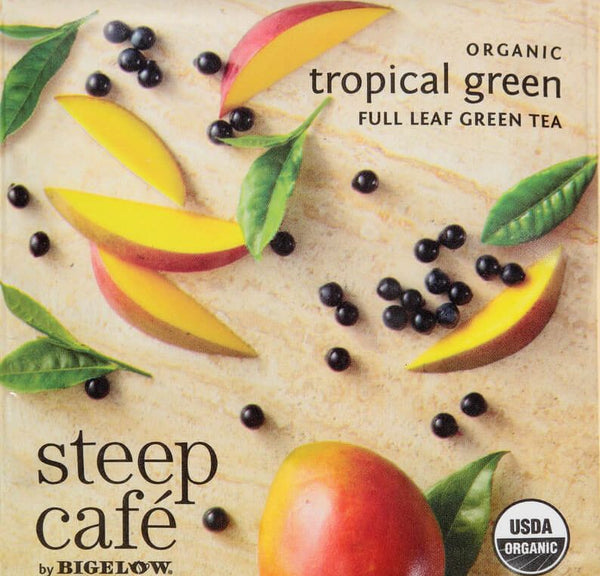 Organic Tropical Green Tea (box of 50 teabags) Jittery Joe's Coffee