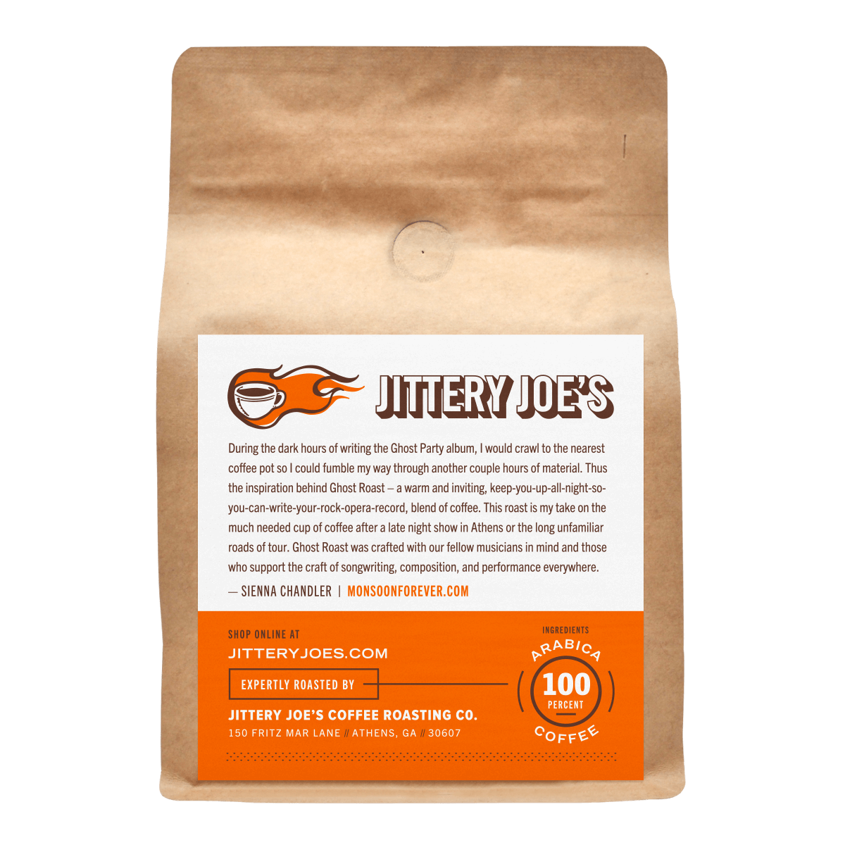 Monsoon Ghost Roast Jittery Joe's Coffee