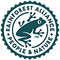 Rainforest certified alliance coffee logo